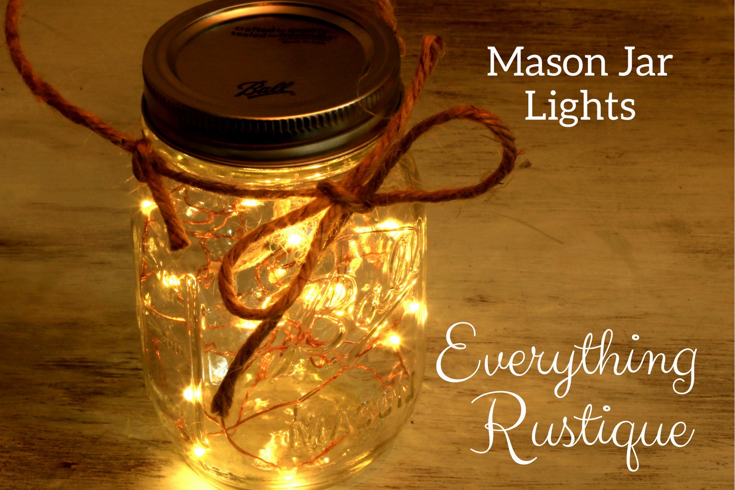 Mason Jar Fairy Lights