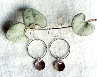 Earrings, shiny sterling silver | 05