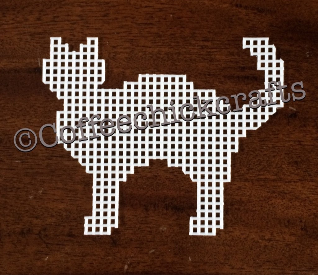 Plastic Canvas Cat Cut Outs Plastic Canvas for Needlepoint Cat
