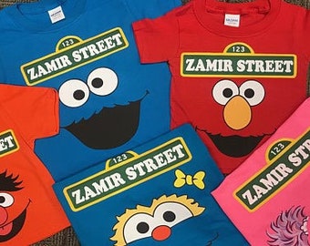 Sesame Street Birthday shirt