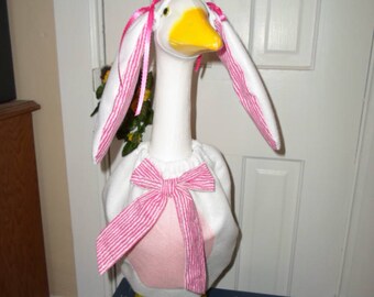 Goose Clothes ---White Lop Ear Bunny