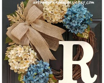 EVERYDAY Door Decor, Everyday Wreaths, Wreath for Front Door, Wreath, Hydrangea Wreath