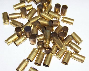 Brass .40 Caliber Bullet Shell Casings (50) pieces 40 cal.. Inert. Recycled. Bullets. Jewelry