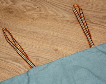 Viking overdress/hangerock/pini blue, linen