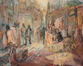 Oil Painting Urban Landscape