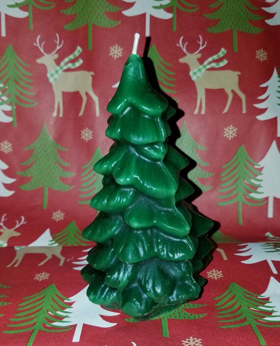 Items similar to Christmas Tree Candle, Pine Tree Candle, Christmas