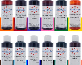 4.5 oz AmeriColor Soft Gel Paste Food Color - 31 Colors!!! to choose from -