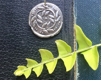 Circle Of GROWTH Pendant / Fine Silver