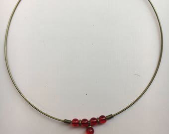 Deepest Red Choker-Necklace