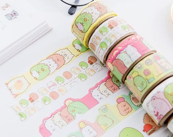 Sumikko Washi Tape, Kawaii, Animal, Cute, Shape Design, 20mm Wide