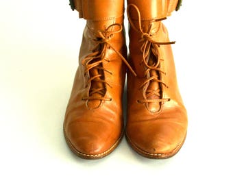 S A L E * joan and david leather ankle boots sz 6M