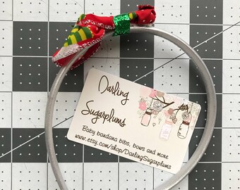 Snowman, silver headband
