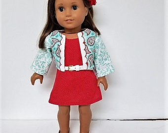 American Girl 4 Piece dress outfit