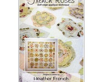 Pattern "French Roses" by Heather French (HEF01) Paper Quilt Pattern