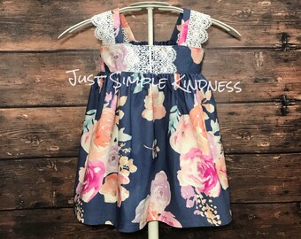 Girls Easter Dress, Girls Dresses, Easter Dress, Baby Easter Dress, Baby Girls Floral Dress, Baby Girls Lace Dress, Girls Dress, Summer dres