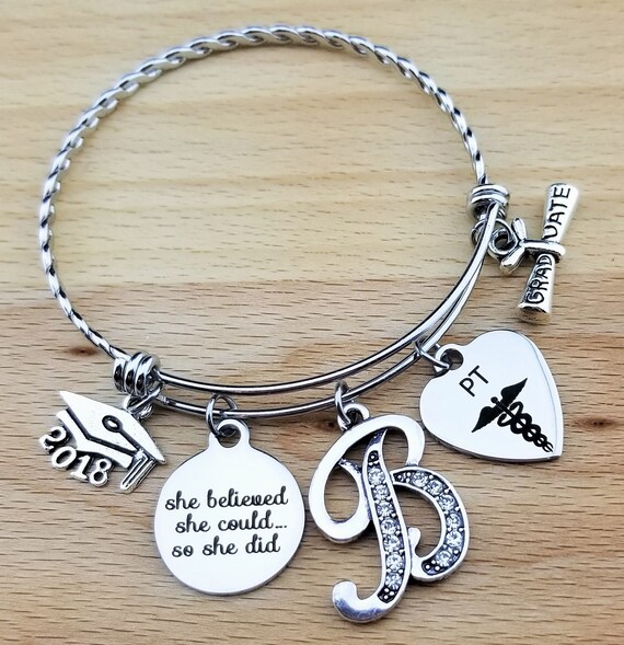 Physical Therapist Gifts Physical Therapy Gifts College Graduation Gift Graduation Gift Senior Gifts Senior 2018 She Believed She Could
