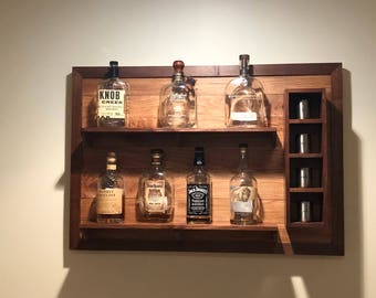 Liquor shelf | Etsy