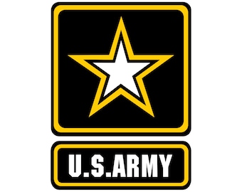 United States US Army Logo - Cutting Cut File SVG, EPS, Dxf, and Studio3 - Cricut, Silhouette Cameo Studio - Make The Cut - Instant Download