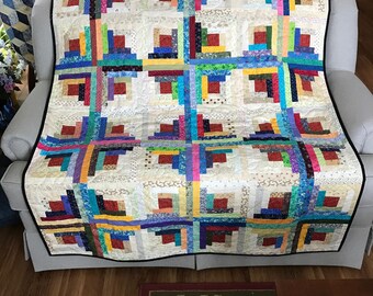 Scrappy Log Cabin