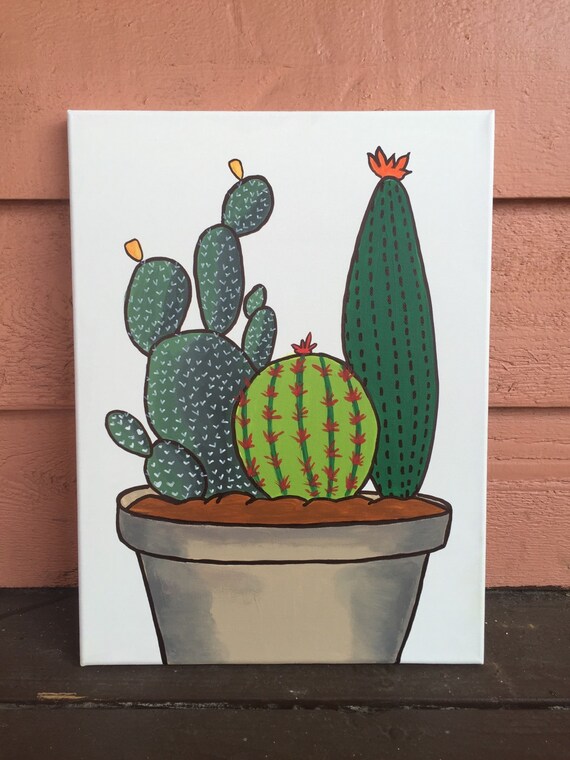 Cactus painting