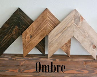 20 x 20 Wooden Chevron Arrows