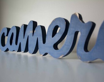 Large Baby name, above crib, over the crib, large wooden name sign