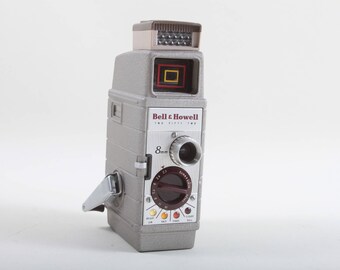 Bell and Howell, Vintage Movie Camera, Two Fifty Two, 8mm, Film, Retro, Filming Equipment, 1950s, Recording, Device ~ The Pink Room ~ 170408
