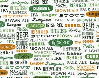 Green Beer Words from Robert Kaufman's Cheers Collection by Mo Mullan
