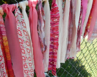 Garland Party Celebrate Indoor Outdoor Pinks Prints