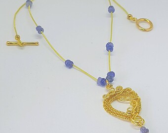 Tanzanite pendant necklace
