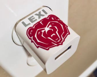 Missouri State University, MO State Bears mascot USB Wall Charger