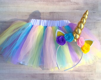 Unicorn Birthday Outfit / Unicorn Leotard / Unicorn Headband / Unicorn Birthday Shirt / Unicorn First Birthday Outfit / Unicorn Dress Girls