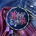 Easter Cross Stitch Pattern PDF – Happy Easter Sign – Easter Embroidery Designs – Easter Gifts – DIY Gift – Easter Bunny