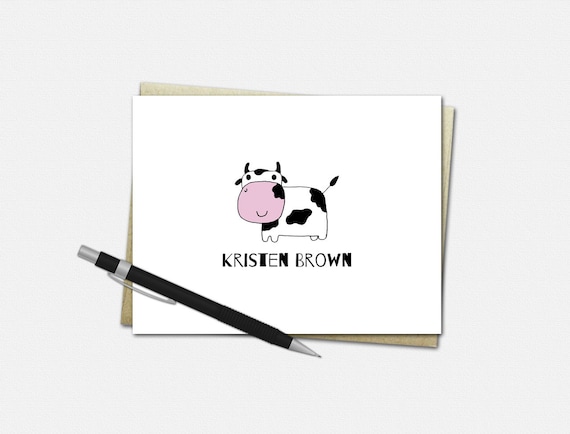 Cow Note Cards