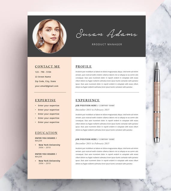 Plantilla de curriculum vitae creativo plantilla CV instante