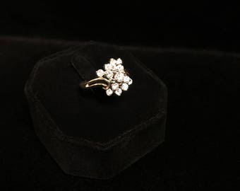 Ladies 14k Gold, 1ct Diamond Dinner Ring