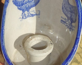 Vintage Pottery Candle Holder/Unmarked