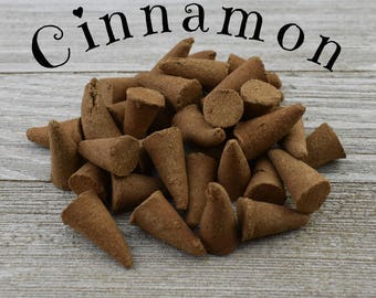 Cinnamon Incense Cones - Hand Dipped Incense Cones