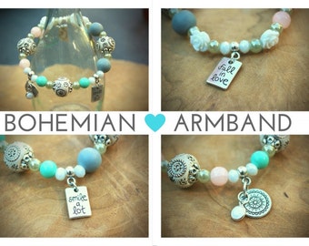 Bohemian charm Bracelet