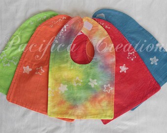 batik stars bib