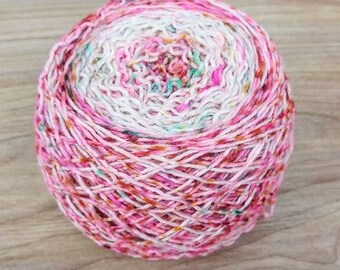 Hand dyed speckled gradient sock yarn