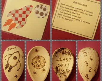 Children's Nursery Rhyme Bags with Song Card and Spoons