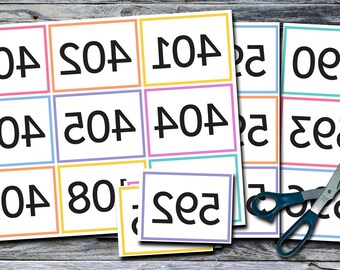printable paparazzi forward and reverse mirror image pink