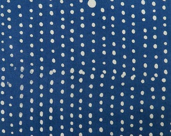 Chroma Handcrafted Batik Sapphire Pinpoint Graduated Dots AB-8131-B by Alison Glass for Andover Fabrics