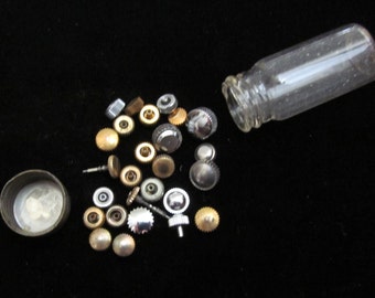 Destash Vial Watch Parts crowns Assemblage Industrial Altered Art Steampunk Charms IV 37