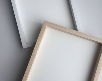 Wood frame 8 x 10 inches, handmade