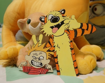 Calvin and Hobbes Wall Decor, Handmade Calvin and Hobbes Wall Art, #Calvin and Hobbes