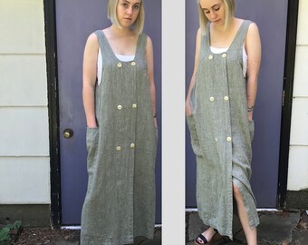 FLAX . linen jumper . Flax by Angelheart . 1980s . FLAX jumper . size S