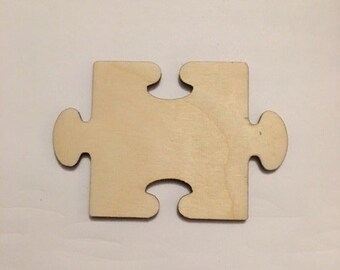 Wood puzzle pieces | Etsy