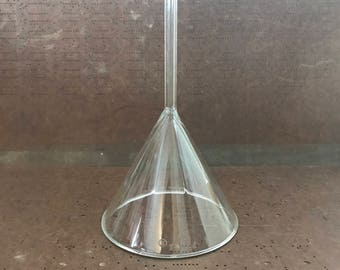 Vintage Pyrex Glass Funnel High School Science